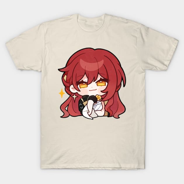 Honkai Star Rail Chibi Himeko T-Shirt by HoyoStan